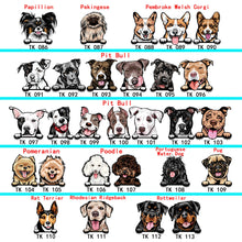 Load image into Gallery viewer, KafePross Custom Dog Christmas Stocking 14.4", 72 dog breeds optional