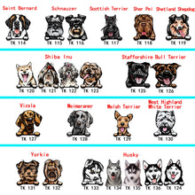 Load image into Gallery viewer, KafePross Custom Dog Christmas Stocking 14.4", 72 dog breeds optional
