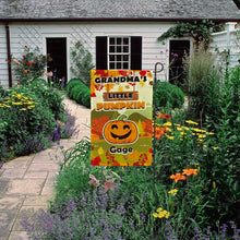 Load image into Gallery viewer, PERSONALIZED GRANDMA’S LITTLE PUMPKINS FALL FLAG