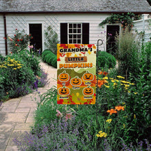 Load image into Gallery viewer, PERSONALIZED GRANDMA’S LITTLE PUMPKINS FALL FLAG