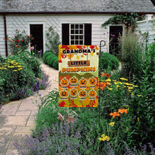 Load image into Gallery viewer, PERSONALIZED GRANDMA’S LITTLE PUMPKINS FALL FLAG