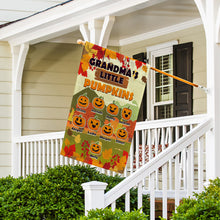 Load image into Gallery viewer, PERSONALIZED GRANDMA’S LITTLE PUMPKINS FALL FLAG