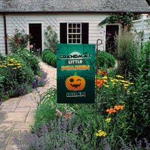 Load image into Gallery viewer, PERSONALIZED GRANDMA’S LITTLE PUMPKINS HALLOWEEN FLAG