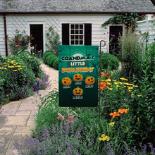 Load image into Gallery viewer, PERSONALIZED GRANDMA’S LITTLE PUMPKINS HALLOWEEN FLAG