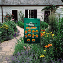 Load image into Gallery viewer, PERSONALIZED GRANDMA’S LITTLE PUMPKINS HALLOWEEN FLAG