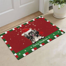 Load image into Gallery viewer, KafePross Christmas Decoration Doormat with Cute Dog Dachshund