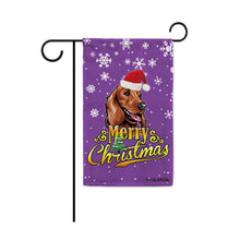 Load image into Gallery viewer, KafePross-Merry Christmas Dog Cocker Spaniel Garden House Flag