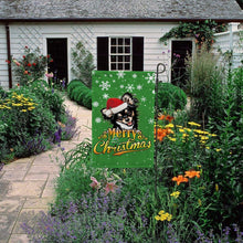 Load image into Gallery viewer, KafePross-Merry Christmas Dog Chichihua Garden House Flag