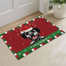 Load image into Gallery viewer, KafePross Christmas Decoration Doormat with Cute Dog Dalmatian