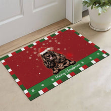 Load image into Gallery viewer, KafePross Christmas Decoration Doormat with Cute Dog Australian Shepherd