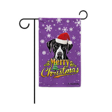 Load image into Gallery viewer, KafePross-Merry Christmas Dog Great Dane Garden House Flag