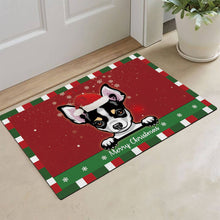 Load image into Gallery viewer, KafePross Christmas Decoration Doormat with Cute Dog Australian Shepherd