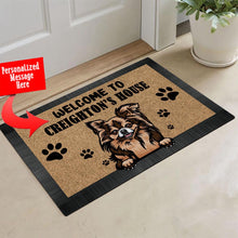 Load image into Gallery viewer, KafePross - Personalized Welcome to My House Home Dog Doormat Chichihua Floor Mat