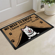 Load image into Gallery viewer, KafePross - Dalmatian Peeking Dog Doormat - Not Need to Knock, I Know You're Here