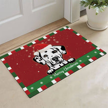 Load image into Gallery viewer, KafePross Christmas Decoration Doormat with Cute Dog Dalmatian
