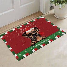 Load image into Gallery viewer, KafePross Christmas Decoration Doormat with Cute Dog Australian Shepherd