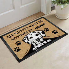 Load image into Gallery viewer, KafePross-Dalmatian Peeking Dog Doormat-All Guests Must be Approved