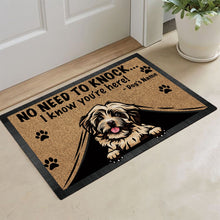 Load image into Gallery viewer, KafePross - Chichihua Peeking Dog Doormat - Not Need to Knock, I Know You're Here