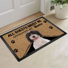 Load image into Gallery viewer, KafePross Labradoodle Dog Doormat All Guest Must be Approved Rubber Floor Mat