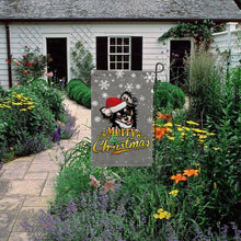 Load image into Gallery viewer, KafePross-Merry Christmas Dog Chichihua Garden House Flag
