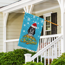 Load image into Gallery viewer, KafePross-Merry Christmas Dog English Pointer Garden House Flag