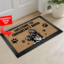 Load image into Gallery viewer, KafePross - Personalized Welcome to My House Home Dog Doormat Chichihua Floor Mat