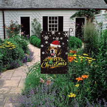 Load image into Gallery viewer, KafePross-Merry Christmas Dog Beagle Garden House Flag