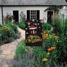 Load image into Gallery viewer, KafePross-Merry Christmas Dog Bull Terrier Garden House Flag