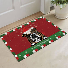 Load image into Gallery viewer, KafePross Christmas Decoration Doormat with Cute Dog Australian Shepherd