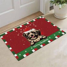 Load image into Gallery viewer, KafePross Christmas Decoration Doormat with Cute Dog Havanese