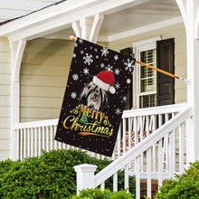 Load image into Gallery viewer, KafePross-Merry Christmas Dog Shih Tzu Garden House Flag