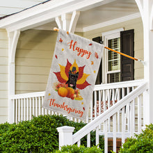 Load image into Gallery viewer, KafePross - Happy Thanksgiving Day Cane Corso Pumpkin Maple Leaf Fall Give Thanks Dog Garden House Flag