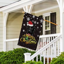 Load image into Gallery viewer, KafePross-Merry Christmas Dog Labrador Garden House Flag