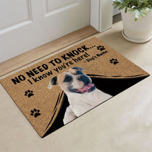 Load image into Gallery viewer, KafePross - American BullDog Doormat - Not Need to Knock, I Know You're Here