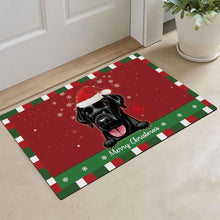 Load image into Gallery viewer, KafePross Christmas Decoration Doormat with Cute Dog Labrador