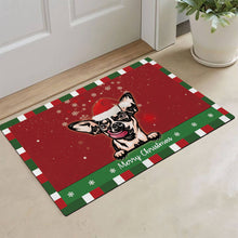 Load image into Gallery viewer, KafePross Christmas Decoration Doormat with Cute Dog Australian Shepherd