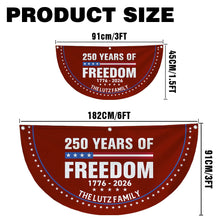 Load image into Gallery viewer, America 250 Anniversary 1776-2026 Decor Bunting Flag, God Bless America Eagle Yard Signs Party Hanging Banner, Durable &amp; Waterproof Vinyl Material
