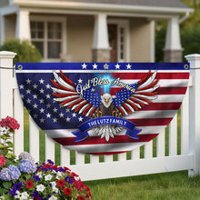 Load image into Gallery viewer, America 250 Anniversary 1776-2026 Decor Bunting Flag, God Bless America Eagle Yard Signs Party Hanging Banner, Durable &amp; Waterproof Vinyl Material
