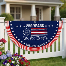 Load image into Gallery viewer, America 250 Anniversary 1776-2026 Decor Bunting Flag, God Bless America Eagle Yard Signs Party Hanging Banner, Durable &amp; Waterproof Vinyl Material
