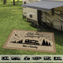 Load image into Gallery viewer, Happy Campers Camping Patio Rug, Patio Mat K228 888480
