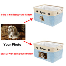 Load image into Gallery viewer, KafePross Custom Storage Basket Dog Toys Box, 72 dog breeds optional
