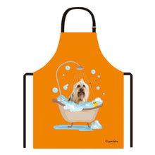 Load image into Gallery viewer, Cute Dog Apron Yorkie Taking Shower in a Bathtub
