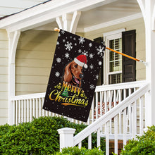 Load image into Gallery viewer, KafePross-Merry Christmas Dog Cocker Spaniel Garden House Flag
