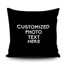 Load image into Gallery viewer, Custom your photo text create your own Throw Pillow Case Personalized Cushion Cover
