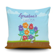 Load image into Gallery viewer, Personalized Grandma&#39;s Garden Pillow Case
