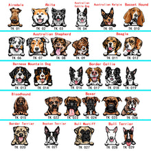 Load image into Gallery viewer, KafePross Custom Dog Christmas Stocking 14.4&quot;, 72 dog breeds optional
