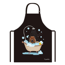 Load image into Gallery viewer, Cute Dog Apron Chowchow Taking Shower in a Bathtub
